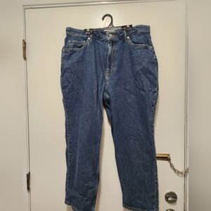 Everlane Curvy Cheeky jean 33 crop organic cotton